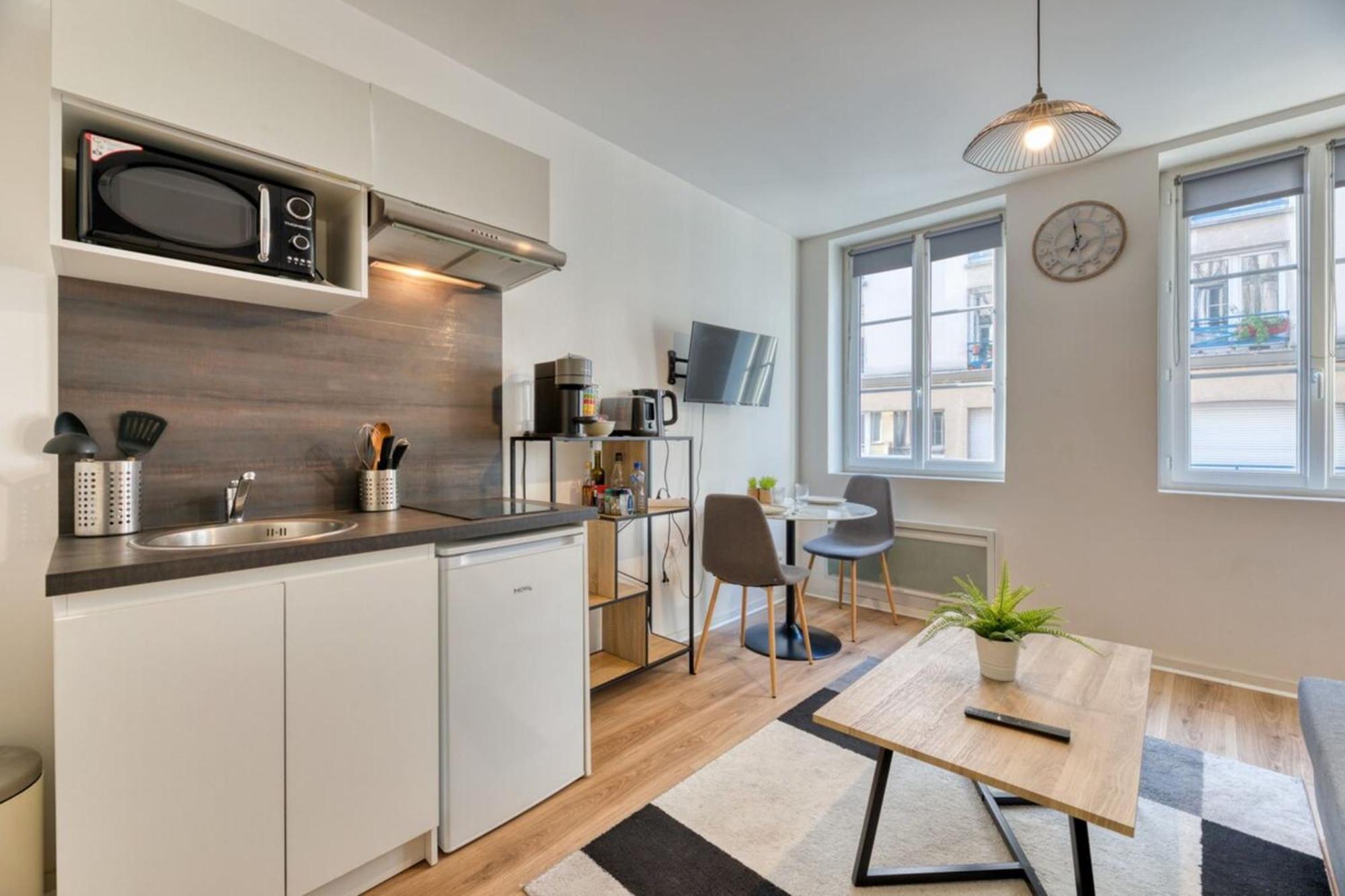 Le Thibaut Studio Renove Au Coeur De Rouen Exterior foto