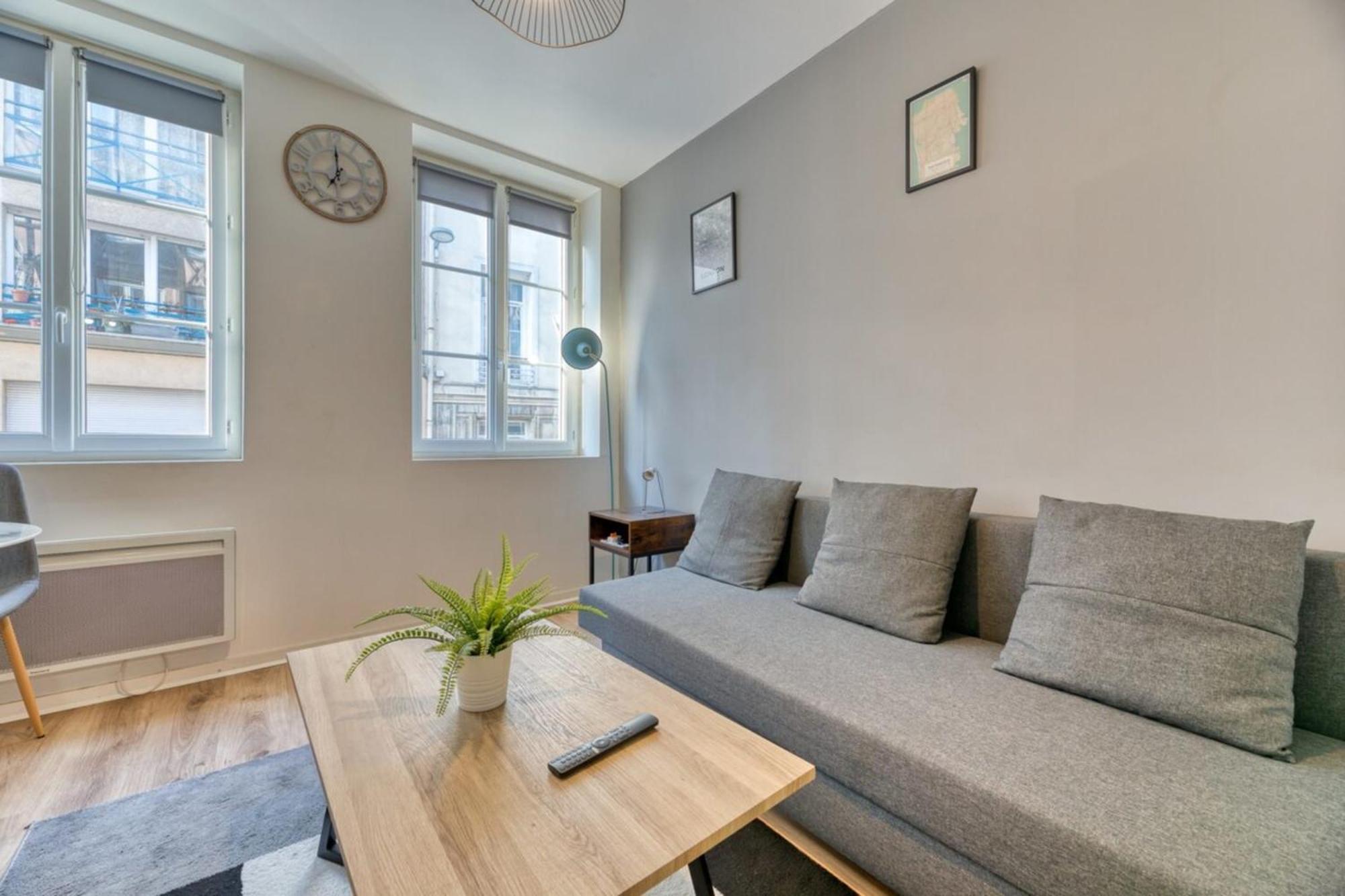 Le Thibaut Studio Renove Au Coeur De Rouen Exterior foto